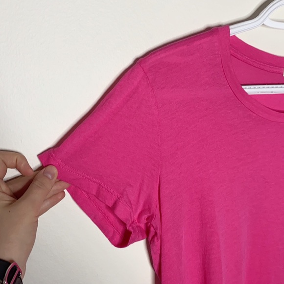 Sundry pink t-shirt with scattered white stars size S - Picture 3 of 8